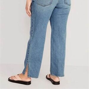 Old Navy Women's Straight Leg Blue Jeans